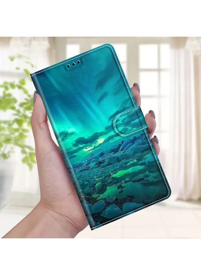 Galaxy A56 Wallet Phone Case with Card Slot and Stand Mixed Color 2 - Image 4